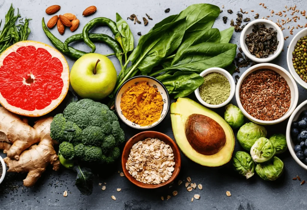 grapefruit broccoli avocado