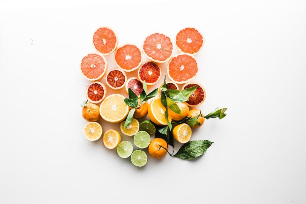 cut citrus fruits
