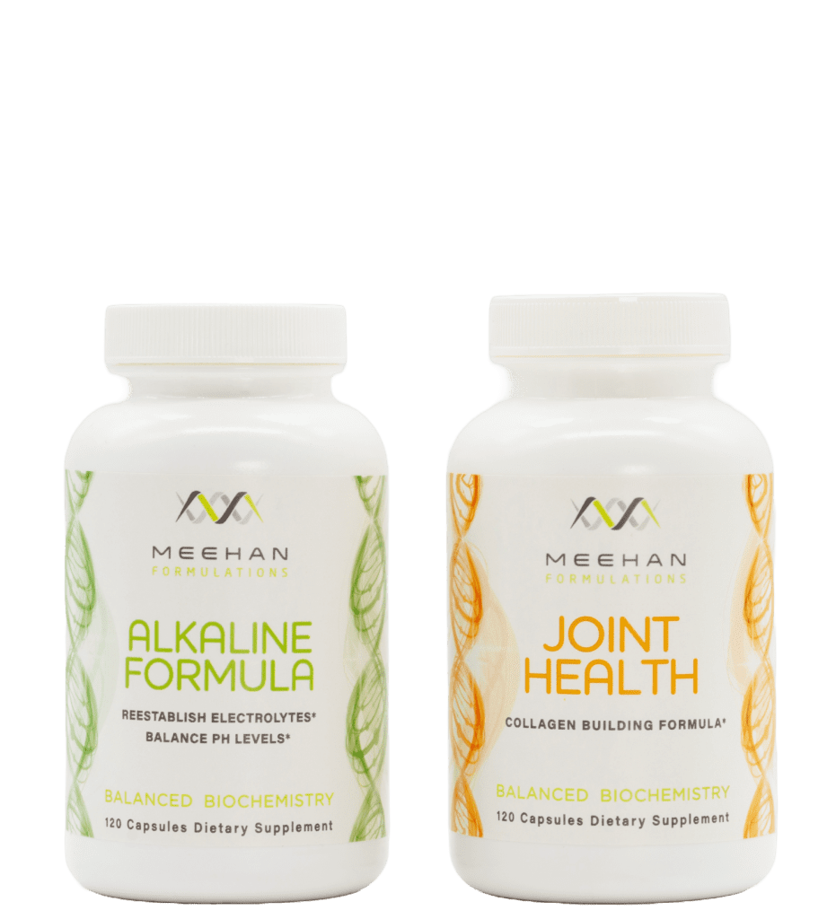 2 supplement bottles alkaline and joint