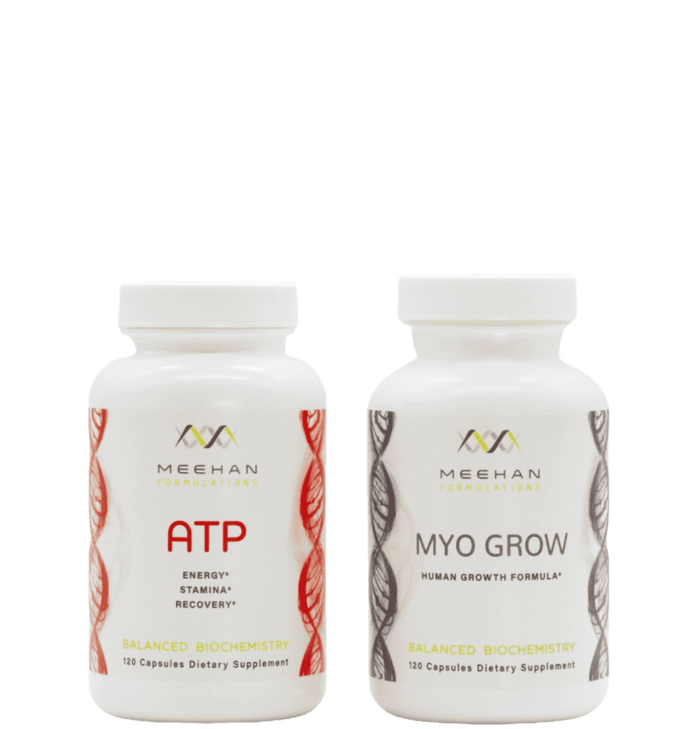 2 bottles of supplements ATP and Myo Grow